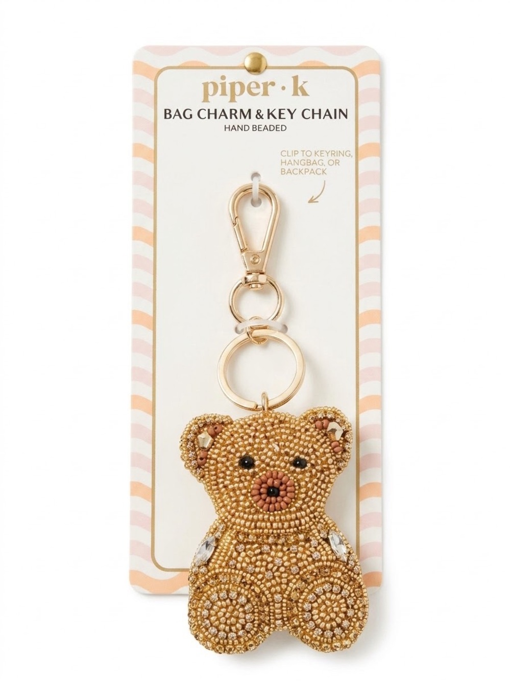 Piper K Bag Charm/Keychain